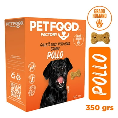 Galletas Pet Food Pollo Para Perros Raza Pequeña, 350 Gr