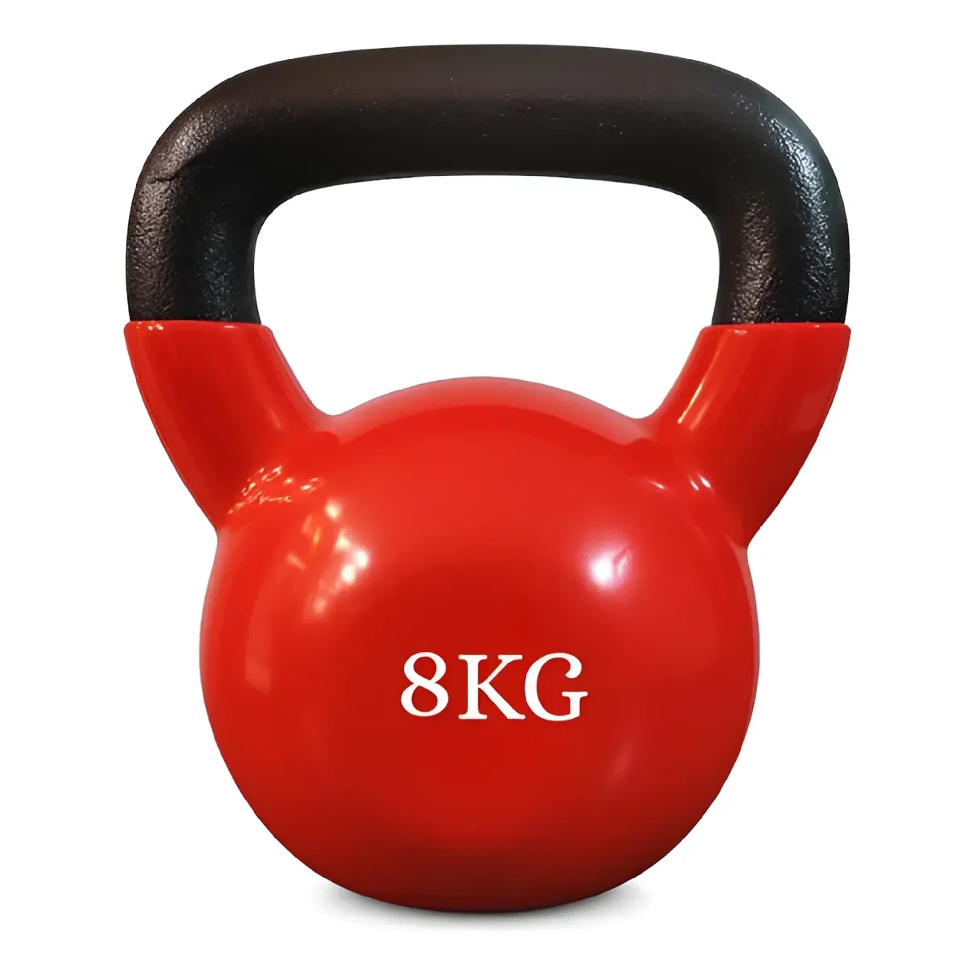 Linea Sport - Pesa Rusa Kettlebell 8 Kg De Acero Con Recubrimiento De Vinilo