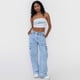thumbnail image 4 of Peto Mujer Strapless Lettering Blanco Corona, 4 of 5
