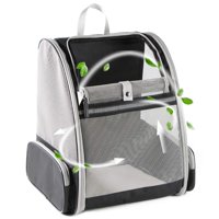 Mochila Transportadora Para Mascotas Texsens Innovative Traveler Negra