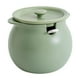 thumbnail image 5 of Recipiente De Cocina Con Tapa Cuchara Almacenamiento De Alimentos Tarro De Condimentos Bote De Cerámica M Verde, 5 of 5