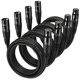 thumbnail image 1 of Cable XLR NUOSIYA de 6 pies, 3 pines, pack de 4 unidades, balanceado, 1 of 3