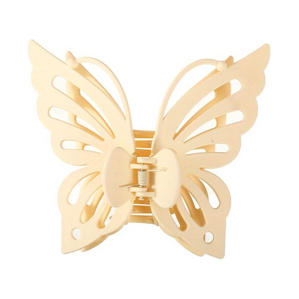 Butterfly Hair Claw Clips, Women Oversize Hair Claws, Hollow Butterfly Hairpin Hair Clips Barrettes For Women Girl Party Hair Accessories 1pc