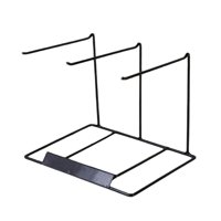 Magideal - Organizador De , Colgador De Soporte Para De De Joyería De Baratija , 3 Filas Blanco 3 Filas Negro