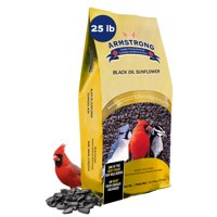 Armstrong Bird Food - Alimento Para Pájaros Armstrong Wild Black, Aceite De Girasol, 11,34 Kg