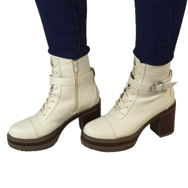 Botin de Mujer Invierno 15 Yassne Beige