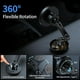 thumbnail image 4 of 360 ° Cargador de coche inalámbrico magnético - 15W plegable de metal completo soporte del teléfono del coche para MagSafe, Compatible con iPhone, Accesorios de coche esenciales-Negro, 4 of 7