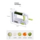 thumbnail image 1 of Espiralizador de verduras de 5 hojas: Slicer en espiral más fuerte y pesado, Mejor fabricante de espaguetes de pasta vegetal para comidas bajas en carbohidratos / paleo / sin gluten / veganas,, 1 of 3