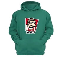 Genérico - Polerón Canguro Moes Verde Aguamarina Talla M Unisex