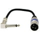 thumbnail image 3 of Cable Adaptador De Audio Mono De 6,35 Mm Macho A XLR Macho De 0,2 M, Plateado, 3 of 3