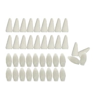 Magideal - 40X Esponja Para Mezclar, Cabezal De Bolígrafo Para Bocetos, Esponja Para Frotar, Repuesto Para Bolígrafo De Bocetos De Artista, Esponja Para Resaltar