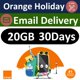 thumbnail image 1 of eSIM ROAMING SAVER Orange Holiday Europe 20 GB 30 días, 1 of 6