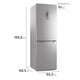 thumbnail image 2 of Refrigerador Fensa 322L No Frost Bottom Freezer DB60S Inox, 2 of 9