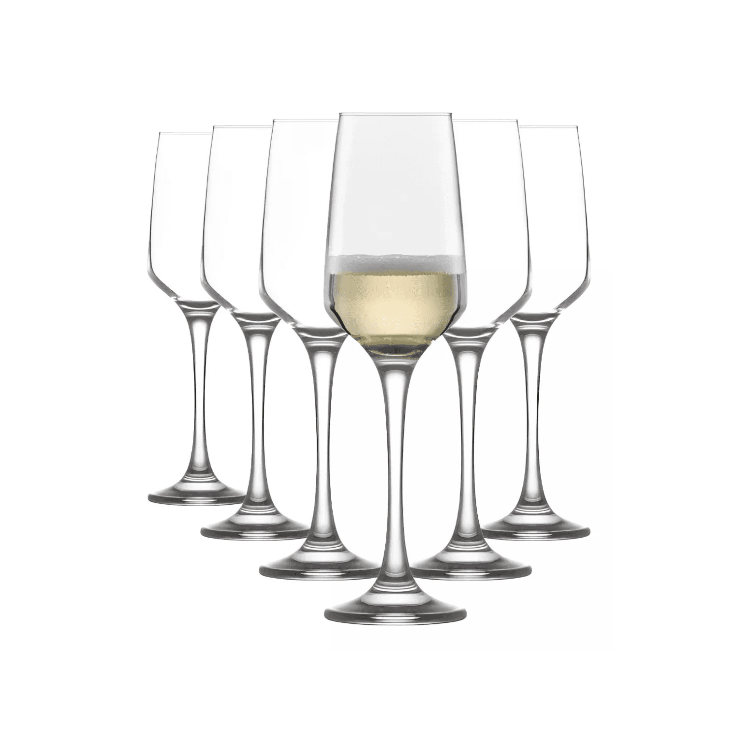 Importclick - Set 6 Copas Champagne Cóctel Vidrio 230 Ml Cristal