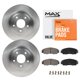 thumbnail image 1 of Kit de frenos Max Advanced Brakes, pastillas cerámicas y discos traseros, 1 of 9