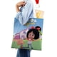 thumbnail image 4 of Cleo y Cuquín Bolso de tela con estampado de lienzo para mujer, bolsa de compras reutilizable y estética, con cremallera interior, regalo para mujer, 35 × 40 cm., 4 of 6