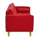 thumbnail image 5 of Sofa Retro 2C Felpa 01 Rojo, 5 of 6