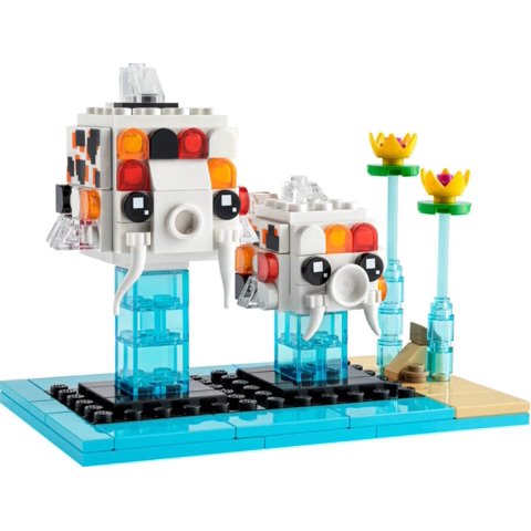 Set De Construcción Lego Brickheadz Koi Fish 40545 203 Piezas
