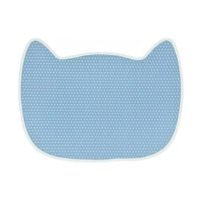 Ioensy - Estera De Arena Para Gatos De Doble Capa, Alfombra Eva Trapper, Suministro Lavable