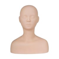 Ioensy - Maniquí De Entrenamiento Con Pestañas Y Cabeza De Maquillaje Flexible Para Salón De Formación De Maquillaje