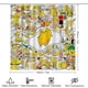 thumbnail image 2 of Gudetama huevo perezoso-theme 4-Piece Shower Curtain Set with Rugs, Waterproof Bathroom Decor Set Includes Bath Mat, U-Shaped Rug, Toilet Lid Cover and Curtain with Hooks, 2 of 6