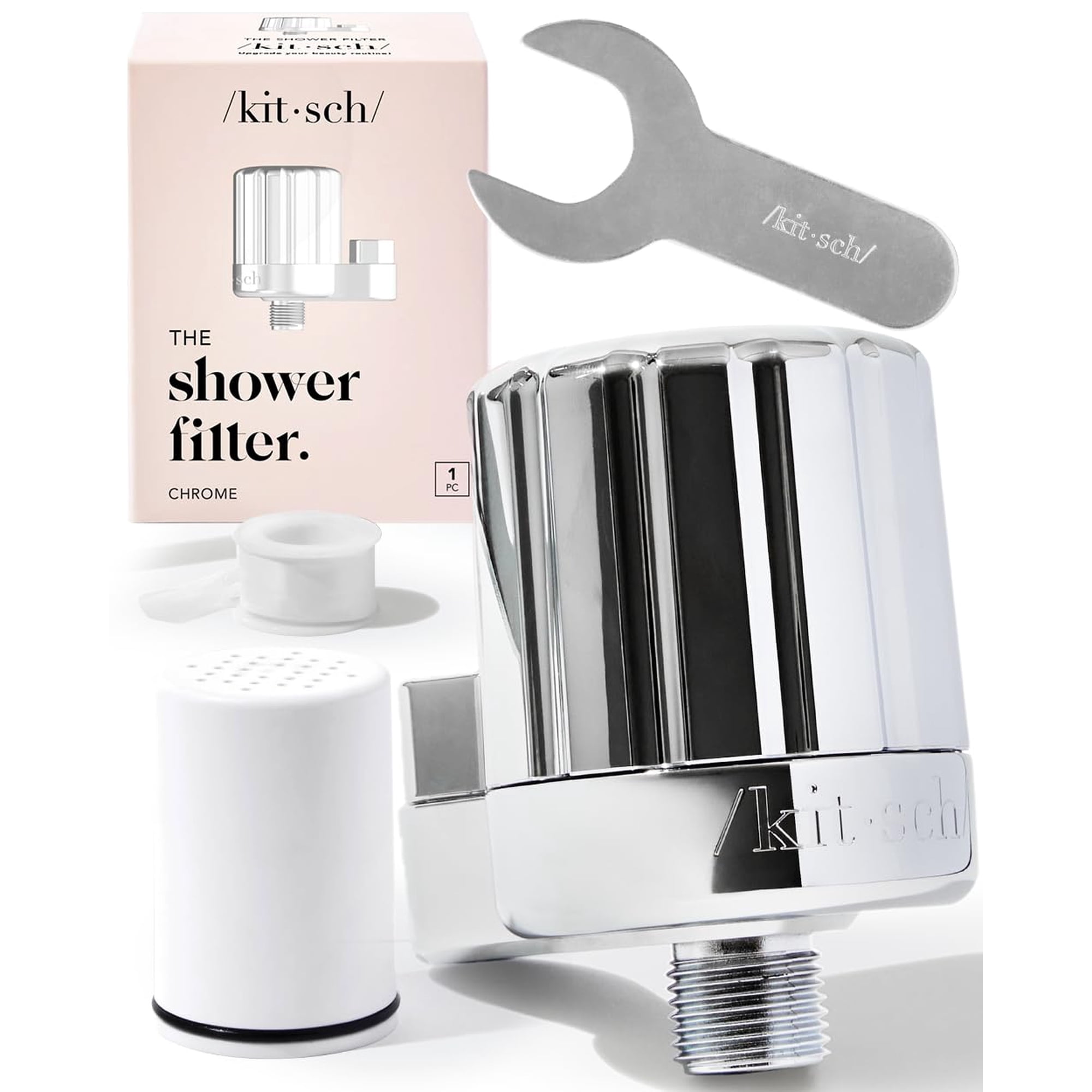 Cabezal De Filtro De Ducha Kitsch Para Agua Dura Con Filtración Avanzada