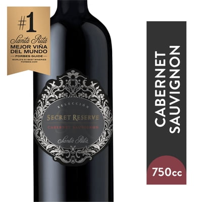 Vino Tinto Cabernet Sauvignon Selección 13° Botella 750 Cc Secret Reserve
