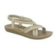 thumbnail image 3 of Sandalia Chalada Mujer Quanta-15 Dorado Plano, 3 of 5