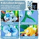 thumbnail image 5 of Set De Bloques De Construcción Flores De Orquídea Azul 567 Piezas, 5 of 7