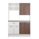 thumbnail image 1 of Mueble Cocina Emma 6 Puertas 1 Cajón Nogal - Blanco, 1 of 8