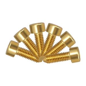 Magideal - 6 Piezas De Tornillos De Montaje De Puente De Trémolo De Guitarra, Piezas De Repuesto, Hardware Para Puente De Trémolo, Bajo, Proyecto Diy, Reparación Dorado