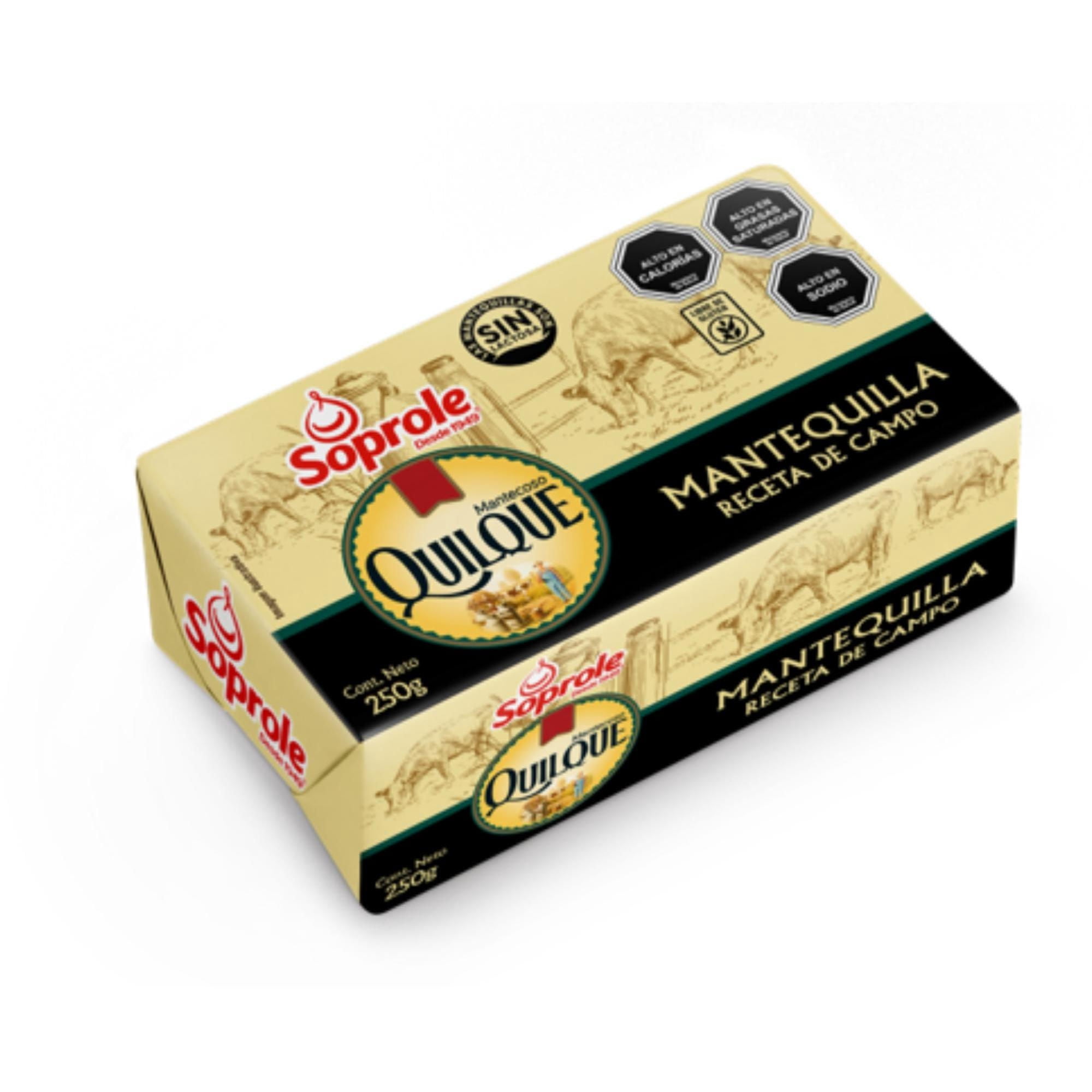 Mantequilla Quilque 250 gr Soprole