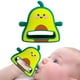 thumbnail image 1 of Fruit Baby Teether,Baby Teething Toys Silicone Teether Toy For Infants 3+ Months, Never Drop Baby Mitten Teether For Soothing Teething Pain Relief, Baby Chew Toys For Sucking Needs, BPA Free, 1 of 3