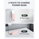 thumbnail image 4 of Cargador portátil VRURC de 10000 mAh con cables integrados, color rosa, 4 of 8
