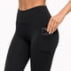 thumbnail image 2 of Calza Estilo Flare Tiro Alto Elasticada Negro, 2 of 7