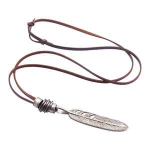 Ioensy - Collar De Hombre Cordón De Cuero De Pu Ajustable Moda Para Hombres Aniversario Vacaciones