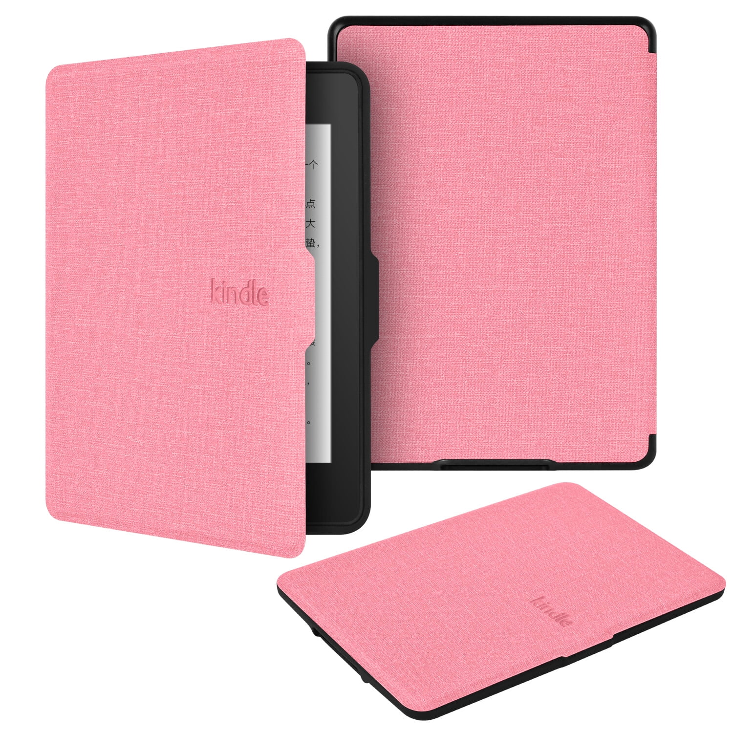 Funda Gangxun De Tela Con Carcasa Suave Tpu Para Kindle Paperwhite 3/2/1 – Modo Automático, Antigolpes, Diseño Ligero
