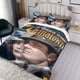 thumbnail image 3 of Barrio Chino Conjunto de sábanas temático, trío de piezas, cómodo y amigable con la piel, diseño único, regalo de decoración para el hogar para familiares, amigos y fans,173cm *218cm, 3 of 6