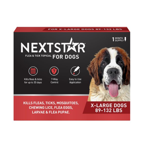 Pulgas y Garrapatas NEXTSTAR Extra Grande 1 Mes 7 vías