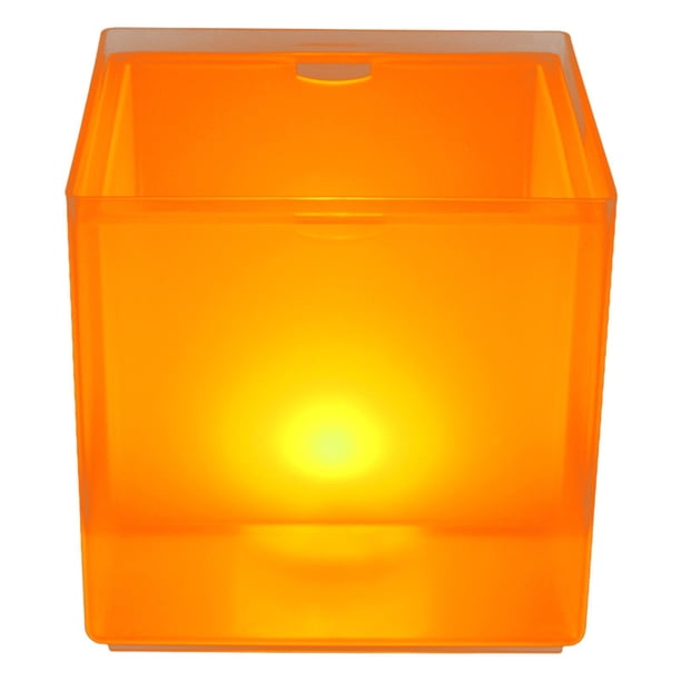 Enfriador De Hielo De La Tina De Almacenamiento Del Cubo De Hielo Del LED Amarillo Para Las Herramientas Al Aire Libre De La Cocina De La Barra