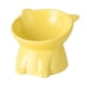 thumbnail image 1 of Tazón De Comida Para Gatos Elevado Tazón De Comida Para Mascotas Para Gatos Con Cara Cachorro Gatito Perros Pequeños Amarillo, 1 of 5