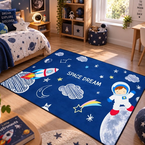 Alfombra 150x200 Cm Textura Piel De Durazno Antideslizante