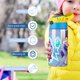 thumbnail image 5 of Aphmau Botella de Agua con Tapa Pop Top de Un Toque, Acero Inoxidable, a Prueba de Fugas, para Deportes, Botella Infantil azul 12 oz, 5 of 6