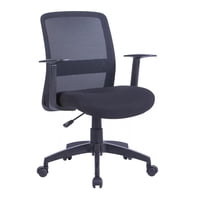 Ofixchile - Silla Ergonómica Mesh Malla Negra Altura Regulable Ofix