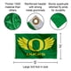 thumbnail image 2 of College Flags & Banners Co. Bandera de Lona 3x5 con Logo Oficial de Oregon Ducks, 2 of 6