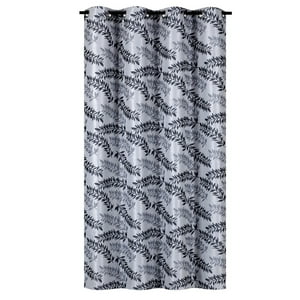 Clems - Cortina Tradicional 100% Blackout Hoja Gris