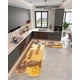 thumbnail image 2 of Set 2 Piezas Alfombra de Cocina Goma Antideslizante Diseño Estampado, 2 of 6