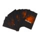 thumbnail image 4 of Tarjeta de pluma DIY hecha a mano negra J, 4 of 5