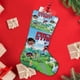 thumbnail image 4 of ¡Presiona Start! Tema: Calcetines de Navidad, fino lino blanco para colgar en escaleras y chimenea, decoración navideña para el hogar, regalo de Navidad. 45cm × 32cm, 4 of 5