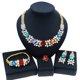 thumbnail image 4 of 4 Pzas Juegos de Joyería Dorados Collar de Cristal Brillante Pulsera Aretes Anillo Dama de Honor Novias Juegos de Joyería para Boda Compromiso Fiesta Graduación, 4 of 7